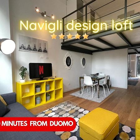 Navigli Design Loft - 7 Stops From Duomo, Ac, Netflix Milão Exterior foto